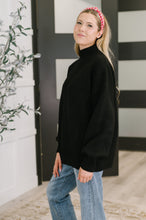 Load image into Gallery viewer, Right to the Core High Neck Pullover in Black