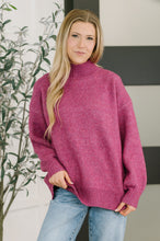 Load image into Gallery viewer, Right to the Core High Neck Pullover in Light Plum
