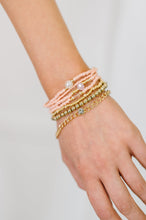 Load image into Gallery viewer, Rose &amp; Radiance Bracelet Set in Pink and Gold