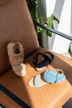 Load image into Gallery viewer, Fringe Star Sandal in Tan