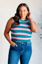 Load image into Gallery viewer, Scholarly Pursuits Knit Striped Tank
