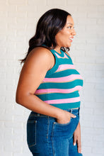 Load image into Gallery viewer, Scholarly Pursuits Knit Striped Tank