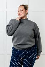 Load image into Gallery viewer, Settle In Mock Neck Sweatshirt