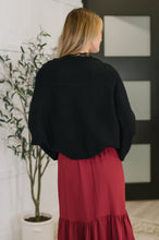 Load image into Gallery viewer, Short But Sweet Shrug in Black