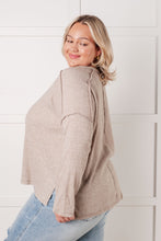 Load image into Gallery viewer, Simply Basic Ribbed Hacci Sweater in H Mocha