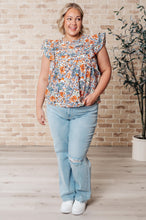 Load image into Gallery viewer, Something Peaceful Flutter Sleeve Blouse
