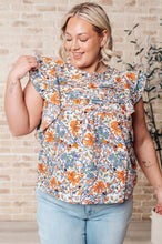 Load image into Gallery viewer, Something Peaceful Flutter Sleeve Blouse