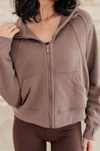 Load image into Gallery viewer, Sun or Shade Zip Up Jacket in Smokey Brown