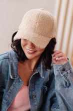 Load image into Gallery viewer, Lyla Sherpa Ball Cap in Khaki