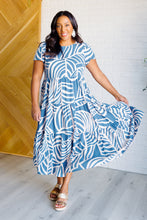 Load image into Gallery viewer, Surf Watch Tiered Midi Dress