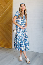 Load image into Gallery viewer, Surf Watch Tiered Midi Dress