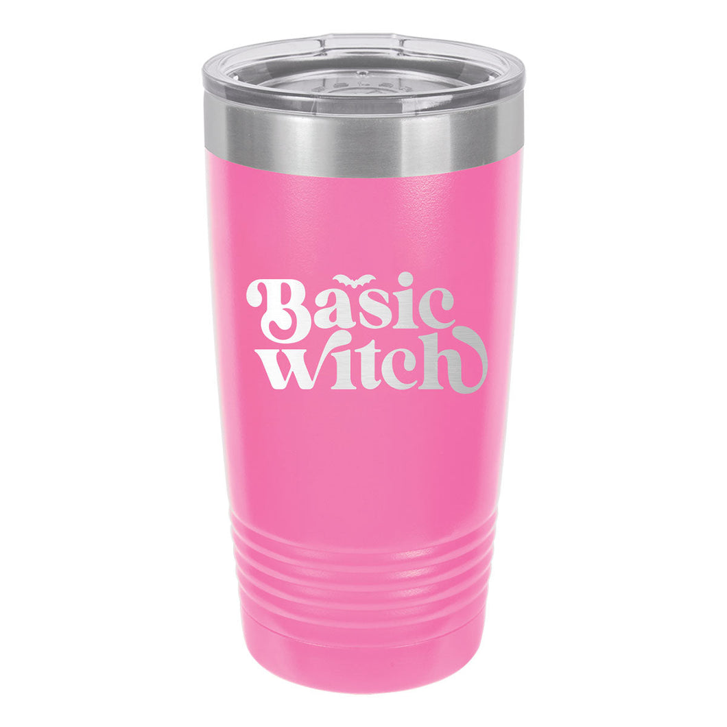 Basic Witch Pink 20oz Insulated Tumbler