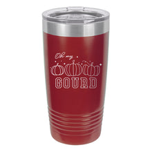 Load image into Gallery viewer, Oh My Gourd Garnet 20oz Insulated Tumbler