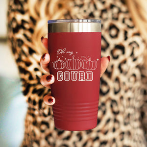 Oh My Gourd Garnet 20oz Insulated Tumbler