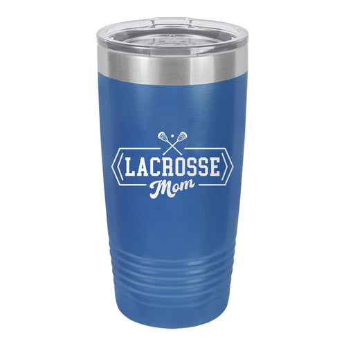 Lacrosse Mom Royal Blue 20oz Insulated Tumbler