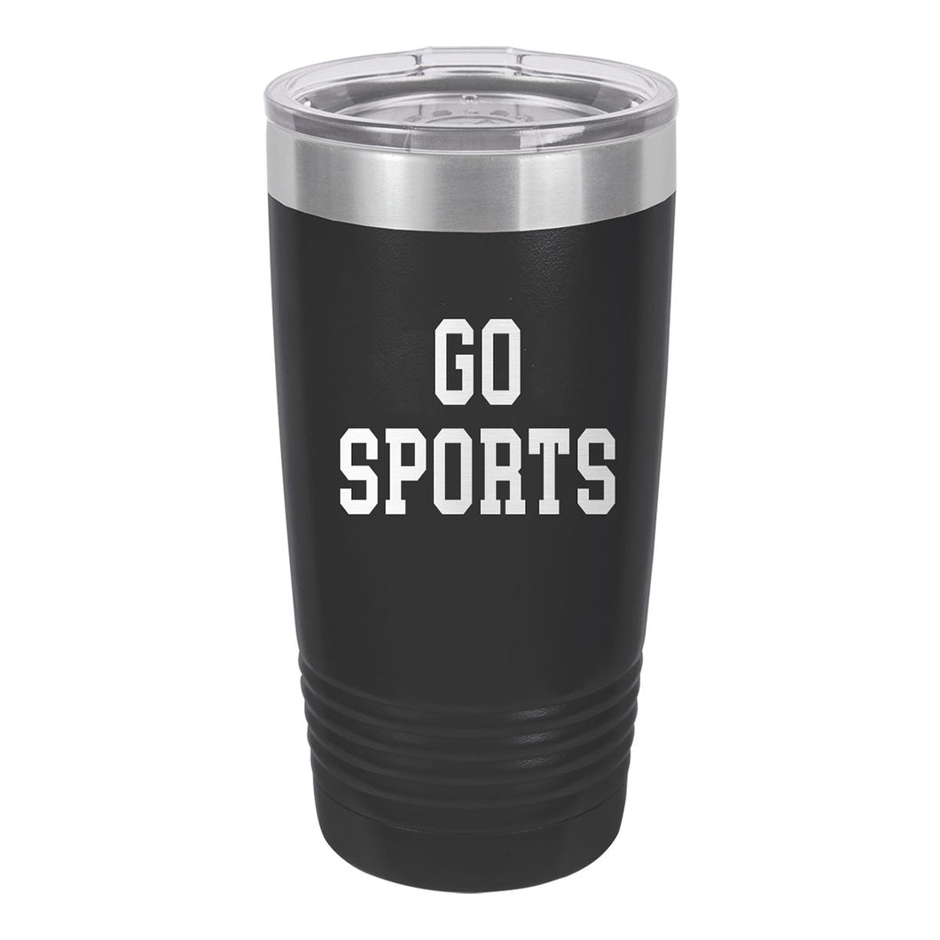 Go Sports Black 20oz Insulated Tumbler