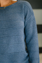 Load image into Gallery viewer, Take My Time Boatneck Textured Long Sleeve