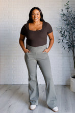 Load image into Gallery viewer, They're Not Like Us Square Neck Bodysuit in Espresso