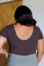 Load image into Gallery viewer, They're Not Like Us Square Neck Bodysuit in Espresso