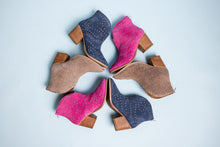 Load image into Gallery viewer, Twilight Studded Heeled Ankle Boot in Taupe