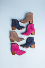 Load image into Gallery viewer, Twilight Studded Heeled Ankle Boot in Taupe