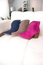 Load image into Gallery viewer, Twilight Studded Heeled Ankle Boot in Taupe