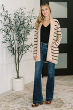 Load image into Gallery viewer, Under Wraps Striped Cardigan