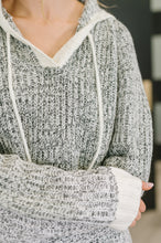 Load image into Gallery viewer, Who Can Live Without it Textured Split Neck Pullover