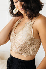 Load image into Gallery viewer, Live In Lace Bralette in Taupe