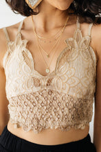 Load image into Gallery viewer, Live In Lace Bralette in Taupe