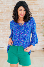 Load image into Gallery viewer, Willow Bell Sleeve Top in Royal