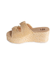 Load image into Gallery viewer, Eriwen Buckle Wedge in Cream