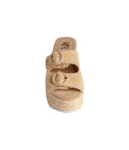 Load image into Gallery viewer, Eriwen Buckle Wedge in Cream