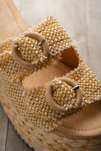 Load image into Gallery viewer, Eriwen Buckle Wedge in Cream