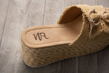 Load image into Gallery viewer, Eriwen Buckle Wedge in Cream