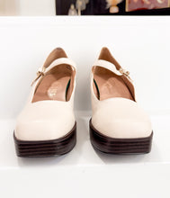 Load image into Gallery viewer, Matilda Platform Heel in Bone