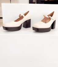 Load image into Gallery viewer, Matilda Platform Heel in Bone