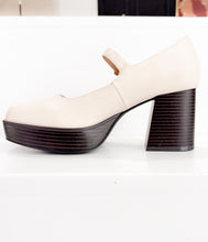Load image into Gallery viewer, Matilda Platform Heel in Bone