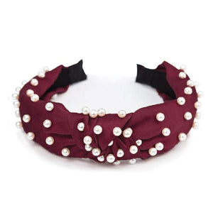 Berry Paige Satin Headband