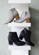 Load image into Gallery viewer, Shine Star Rhinestone Bootie in Silver