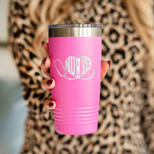 Load image into Gallery viewer, Heart Nurse Pink 20oz Tumbler