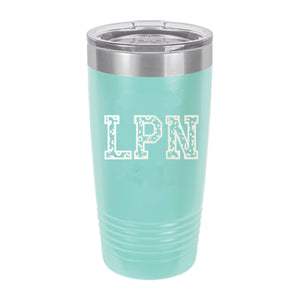 Leopard LPN Teal 20oz Tumbler