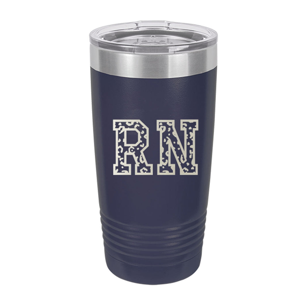 Leopard RN Navy 20oz Tumbler