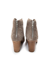 Load image into Gallery viewer, Twilight Studded Heeled Ankle Boot in Taupe