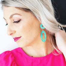 Load image into Gallery viewer, Aqua Summer Earrings