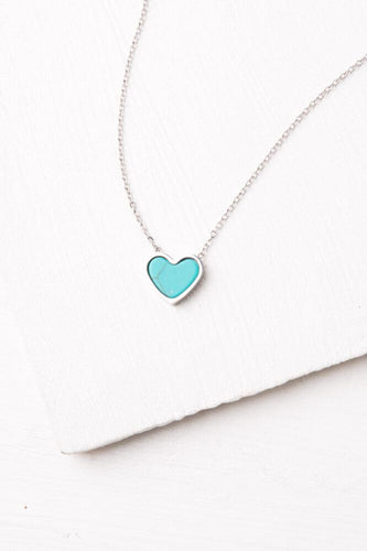 Bay Turquoise Heart Necklace