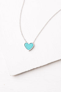 Bay Turquoise Heart Necklace