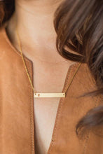 Load image into Gallery viewer, Layla Silver Cross Bar Necklace