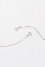 Load image into Gallery viewer, Evelyn Silver Drop Necklace