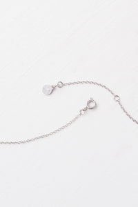 Evelyn Silver Drop Necklace